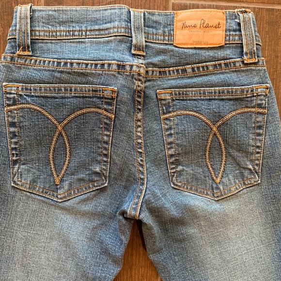 Nine Planet Light Wash Skinny USA 31” long - Picture 4 of 8